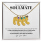 Soulmate - Only Thing Better - Custom Baby Feet Necklace with Birthstone