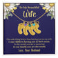 Wife - Only Thing Better (Daisy) - Custom Baby Feet Necklace with Birthstone