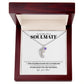Soulmate - Only Thing Better - Custom Baby Feet Necklace with Birthstone