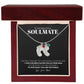 Soulmate - Only Thing Better (Black) - Custom Baby Feet Necklace with Birthstone