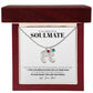 Soulmate - Only Thing Better - Custom Baby Feet Necklace with Birthstone