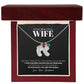 [ALMOST SOLD OUT] Wife - Only Thing Better (Black) - Custom Baby Feet Necklace with Birthstone