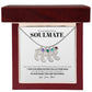 Soulmate - Only Thing Better - Custom Baby Feet Necklace with Birthstone