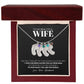 [ALMOST SOLD OUT] Wife - Only Thing Better (Black) - Custom Baby Feet Necklace with Birthstone