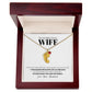 To My Wife - Only Thing Better (Daughter) - Custom Baby Feet Necklace with Birthstone