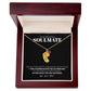 Soulmate - Only Thing Better (Black) - Custom Baby Feet Necklace with Birthstone