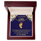 Wife - Only Thing Better (Daisy) - Custom Baby Feet Necklace with Birthstone