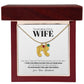 Wife - Only Thing Better - Custom Baby Feet Necklace with Birthstone