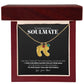 Soulmate - Only Thing Better (Black) - Custom Baby Feet Necklace with Birthstone