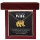 [ALMOST SOLD OUT] Wife - Only Thing Better (Black) - Custom Baby Feet Necklace with Birthstone