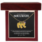 Soulmate - Only Thing Better (Black) - Custom Baby Feet Necklace with Birthstone