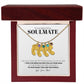 Soulmate - Only Thing Better - Custom Baby Feet Necklace with Birthstone