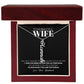 Wife - Only Thing Better - Custom Vertical Name Necklace