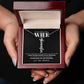 Wife - Only Thing Better - Custom Vertical Name Necklace