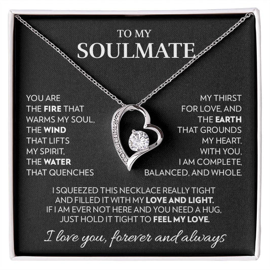 To Soulmate - Fire - Forever Love Necklace