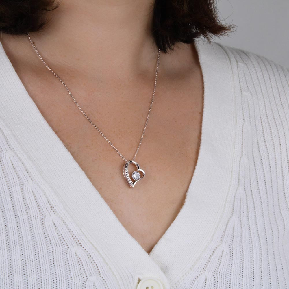 To My Mom (From Son) - Always Remember - Forever Love Necklace