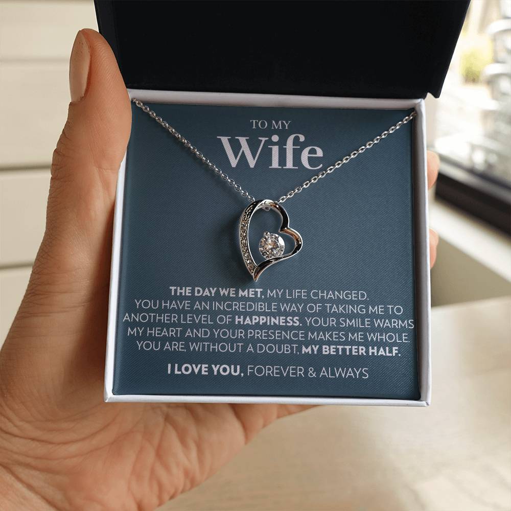 Wife - The Day We Met - Forever Love Necklace