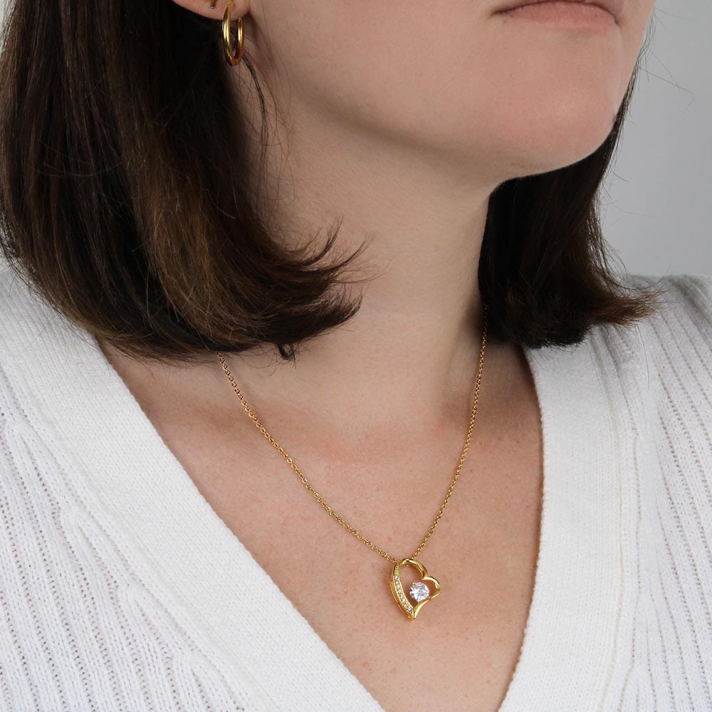 To My Daughter (From Dad) - Never Forget That I Love You - Forever Love Necklace