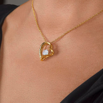 To My Beautiful Daughter - Always Keep Me In Your Heart - Forever Love Necklace