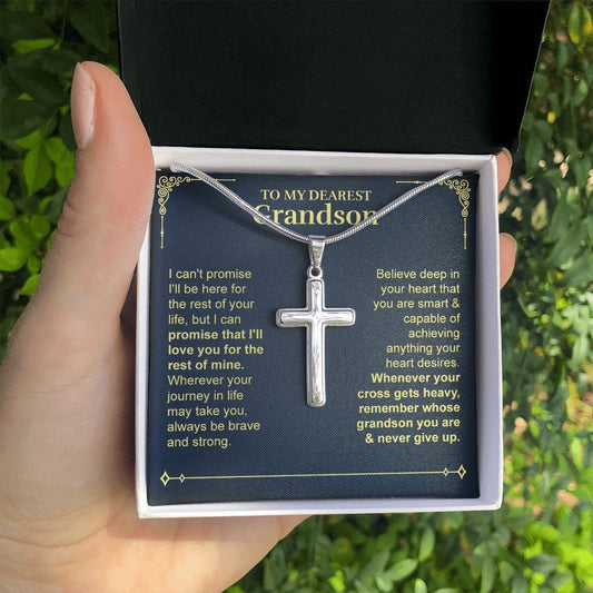 Grandson - Believe - Cross Necklace