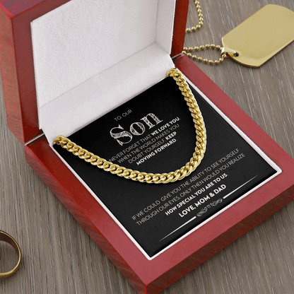 Son (From Mom & Dad) - Keep Moving Forward - Cuban Link