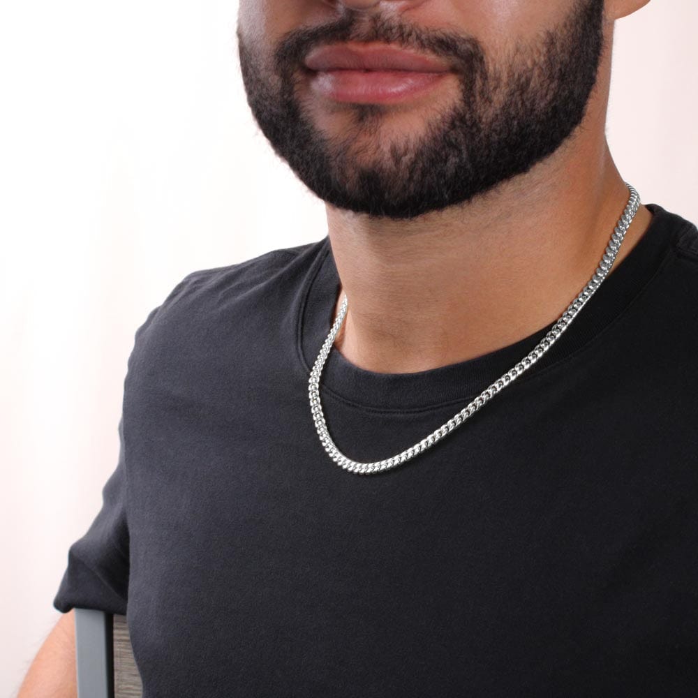 My Man - Meet You Sooner - Cuban Link Chain Necklace
