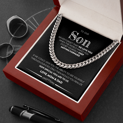Son (From Mom & Dad) - Keep Moving Forward - Cuban Link