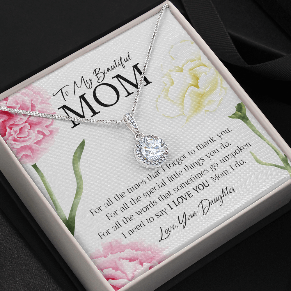 Mom (From Daughter) - For All The Times - Eternal Hope Necklace