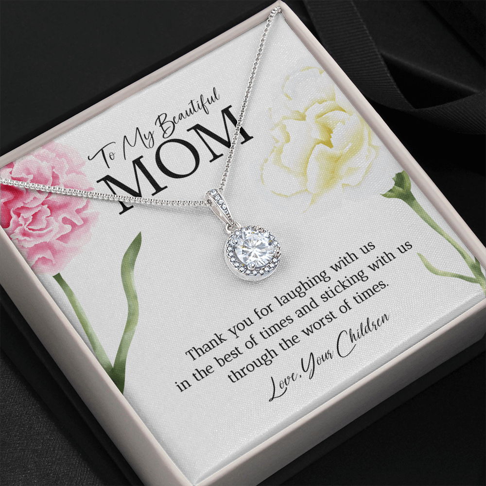 Mom (From Children) - Sticking With Us - Eternal Hope Necklace