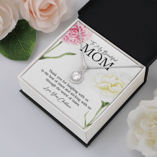 Mom (From Children) - Sticking With Us - Eternal Hope Necklace