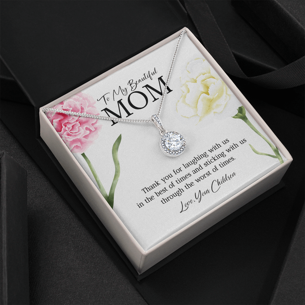 Mom (From Children) - Sticking With Us - Eternal Hope Necklace