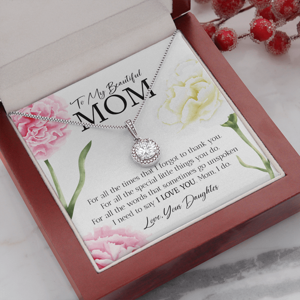 Mom (From Daughter) - For All The Times - Eternal Hope Necklace