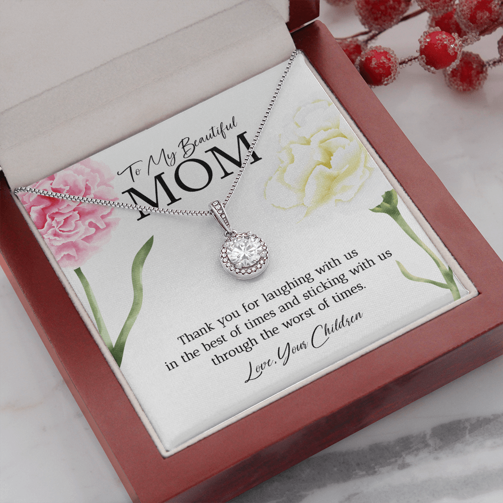 Mom (From Children) - Sticking With Us - Eternal Hope Necklace
