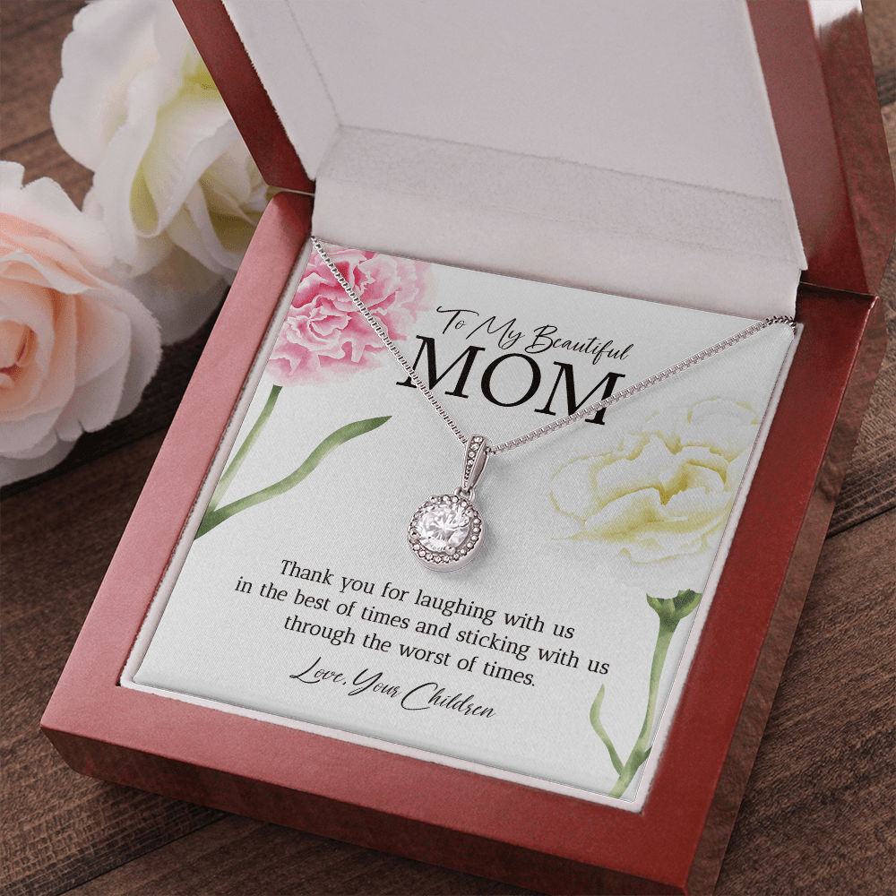 Mom (From Children) - Sticking With Us - Eternal Hope Necklace