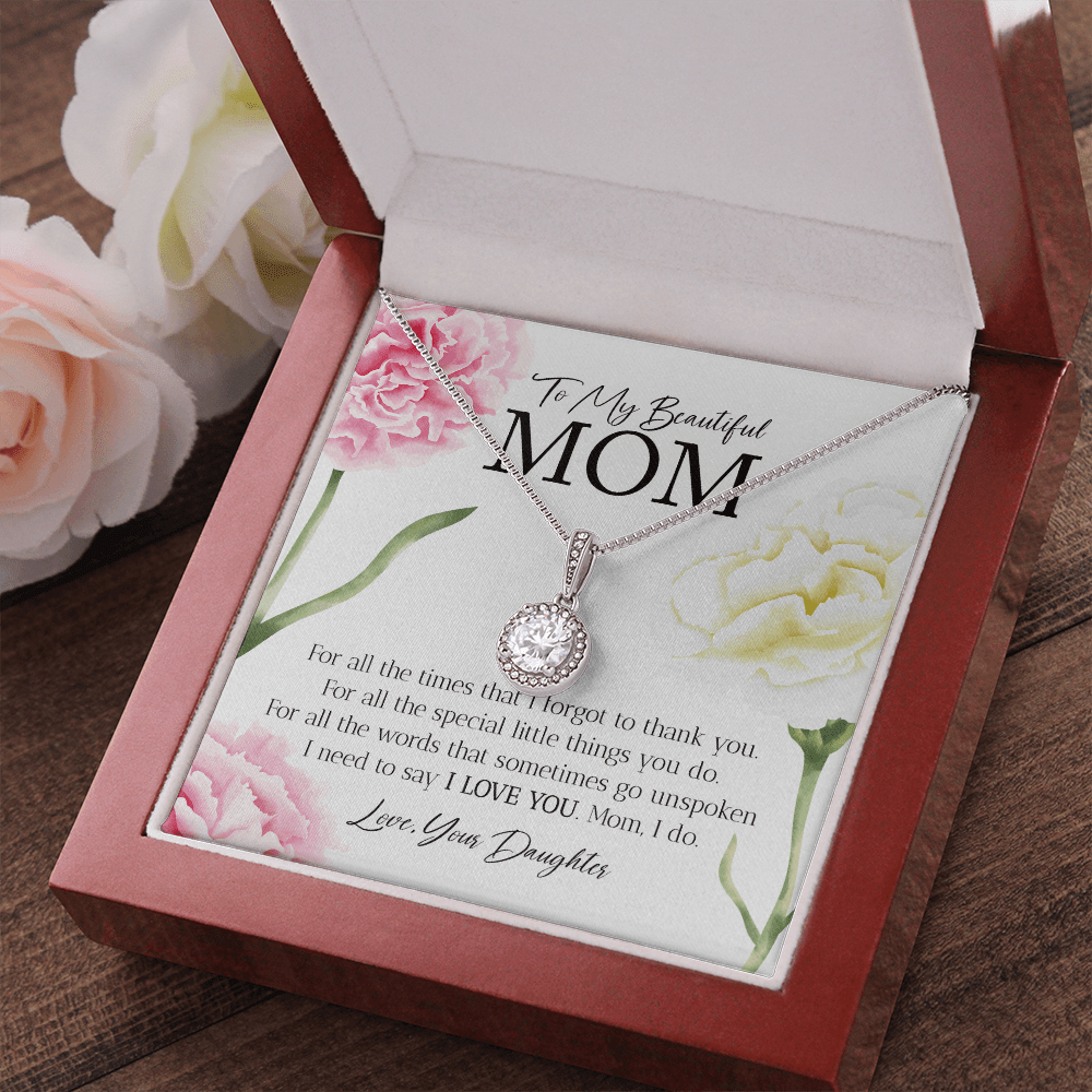 Mom (From Daughter) - For All The Times - Eternal Hope Necklace