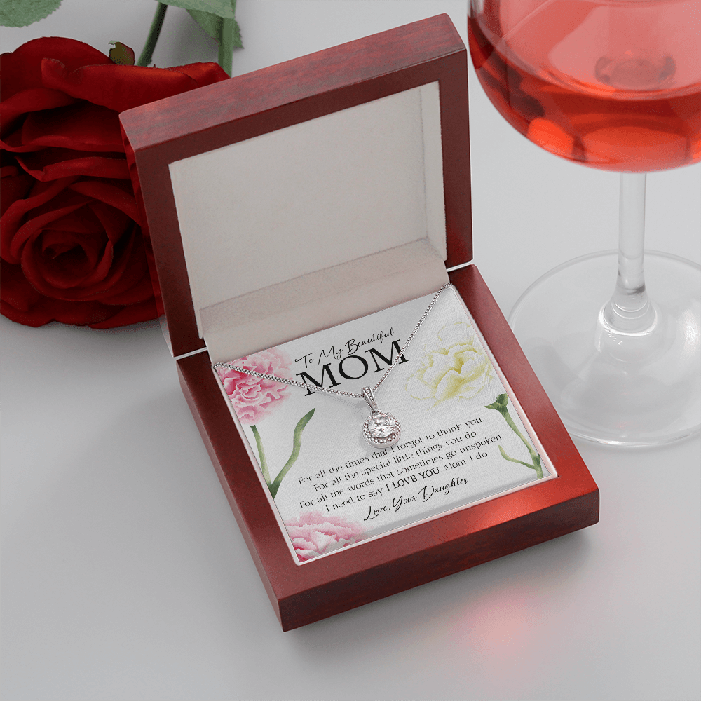 Mom (From Daughter) - For All The Times - Eternal Hope Necklace