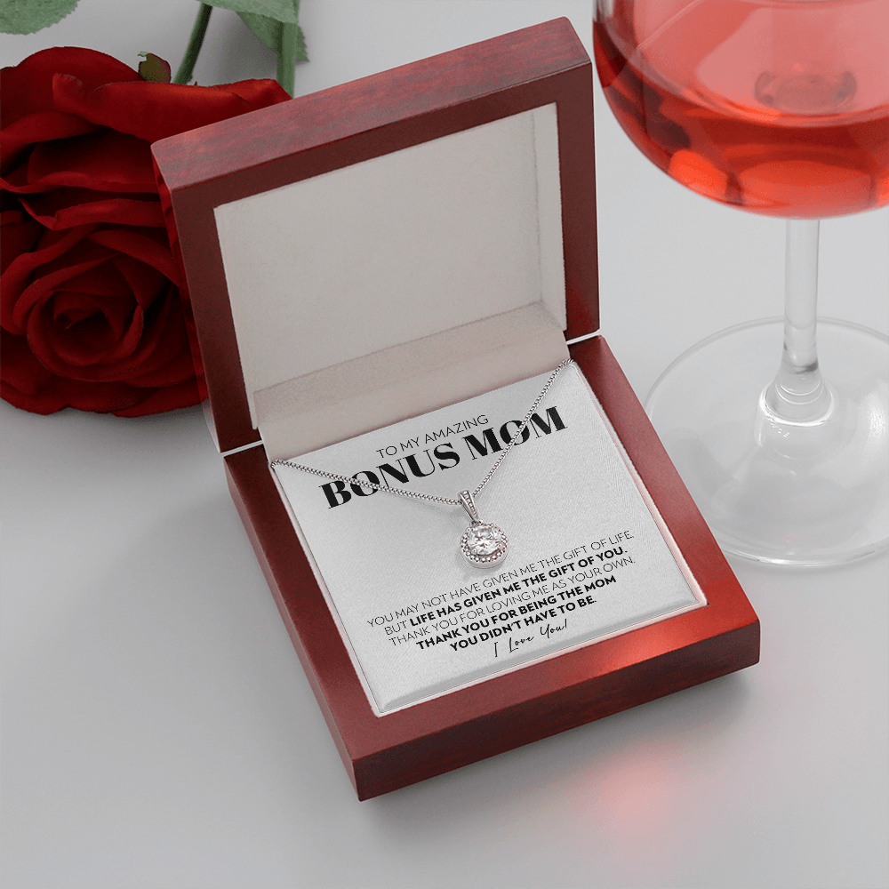 Bonus Mom - Thank You - Eternal Hope Necklace