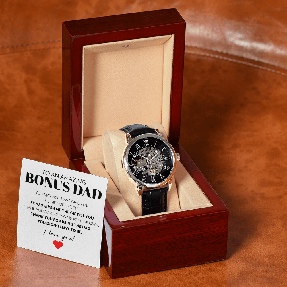 Bonus Dad - Gift - Openwork Watch