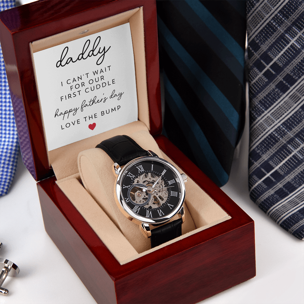 Dad To Be - Can't Wait - Openwork Watch