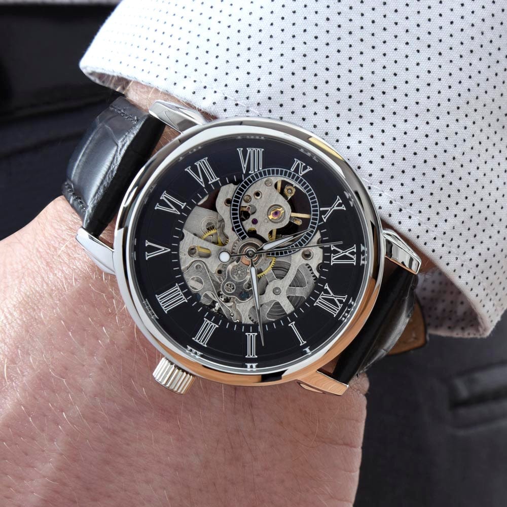 Dad - Always From Son- Openwork Watch