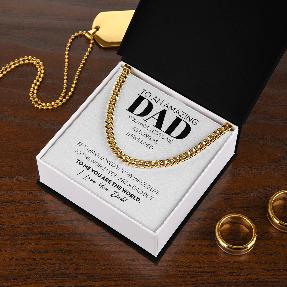 Dad - Whole Life - Cuban Link Chain