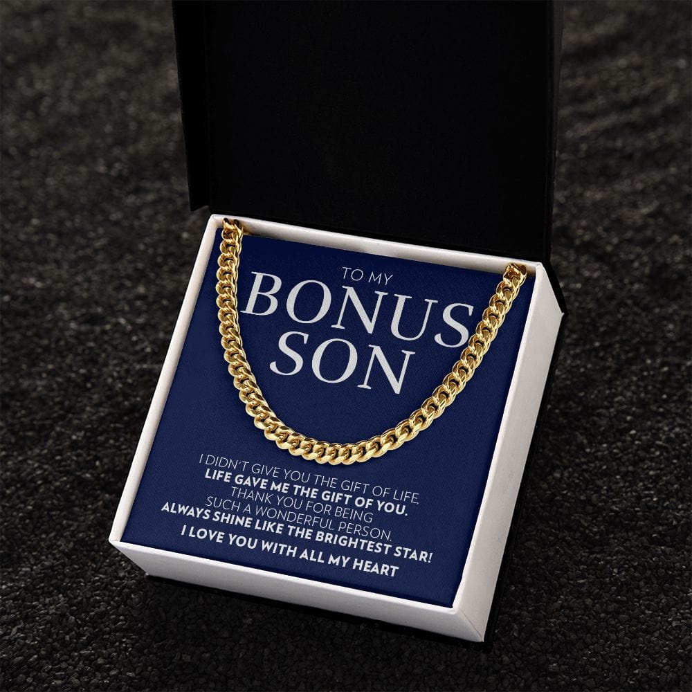 Bonus Son - Gift of You - Cuban Link Necklace – Amanda's Gifts