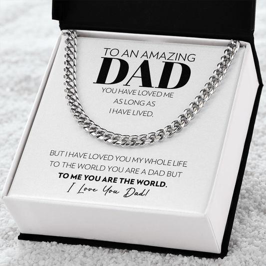 Dad - Whole Life - Cuban Link Chain