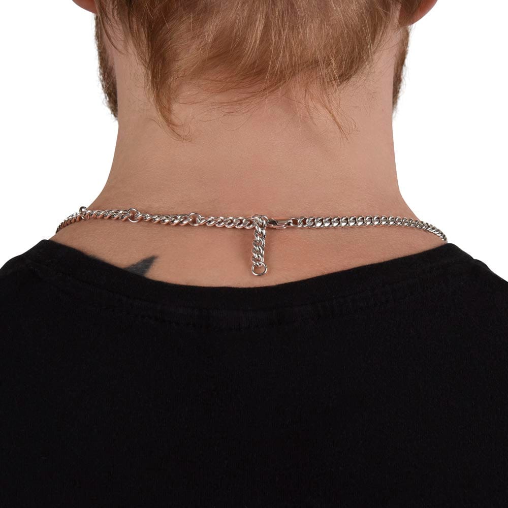 Son (From Dad) - I Closed My Eyes - Cuban Link Chain Necklace