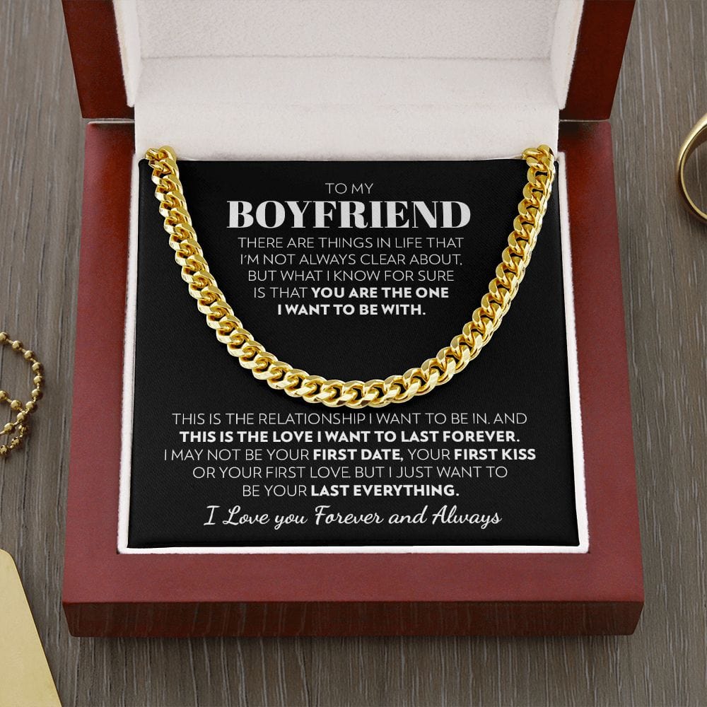 To My Boyfriend - Forever Love - Cuban Link Chain