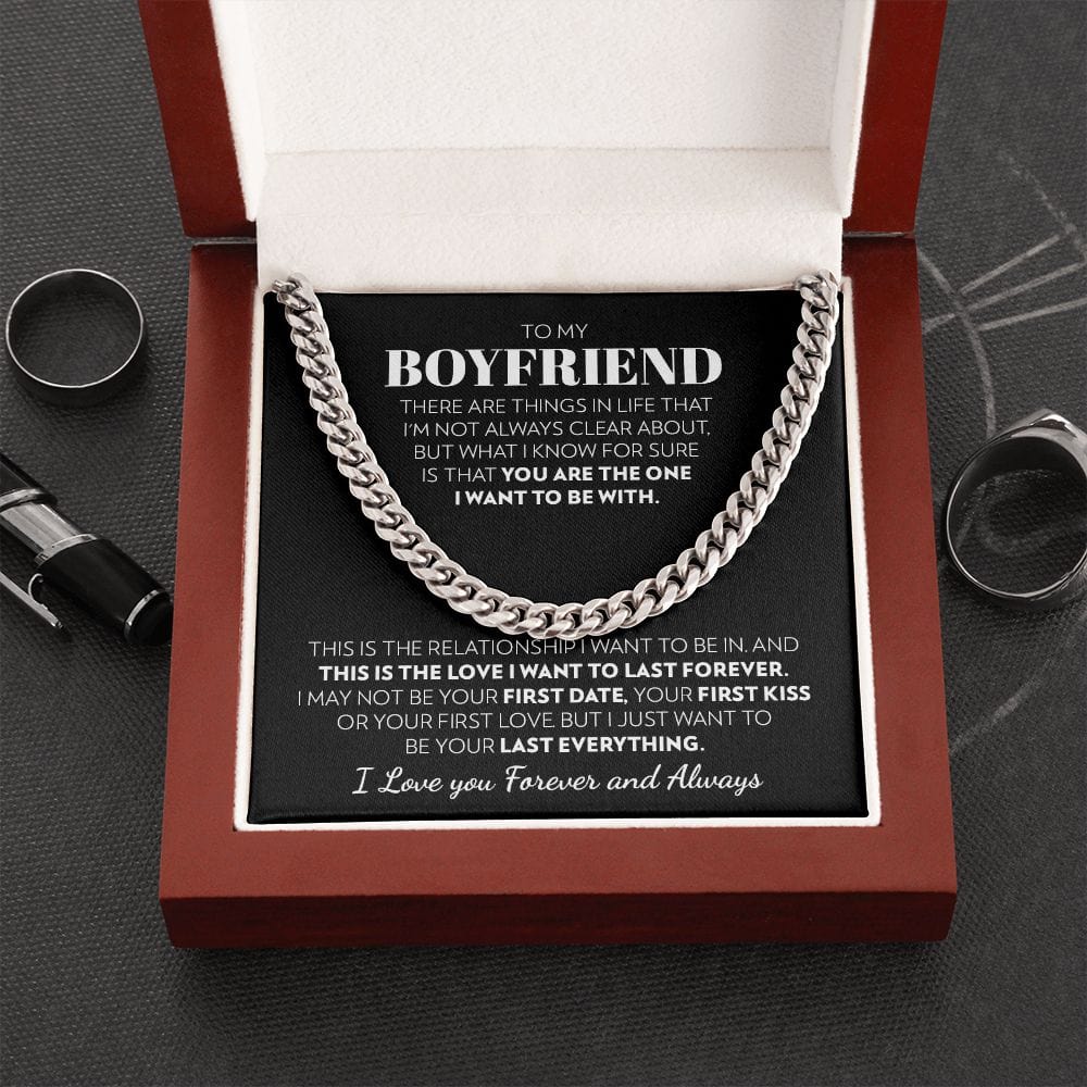 To My Boyfriend - Forever Love - Cuban Link Chain