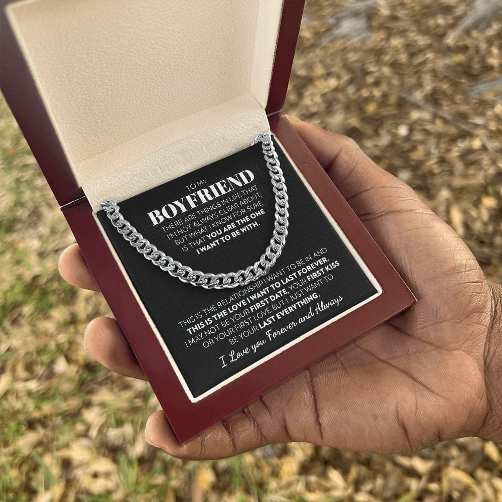 To My Boyfriend - Forever Love - Cuban Link Chain
