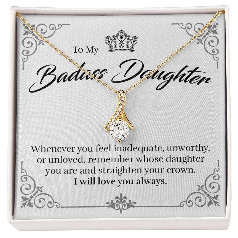 Daughter - Straighten Your Crown - Alluring Beauty Necklace