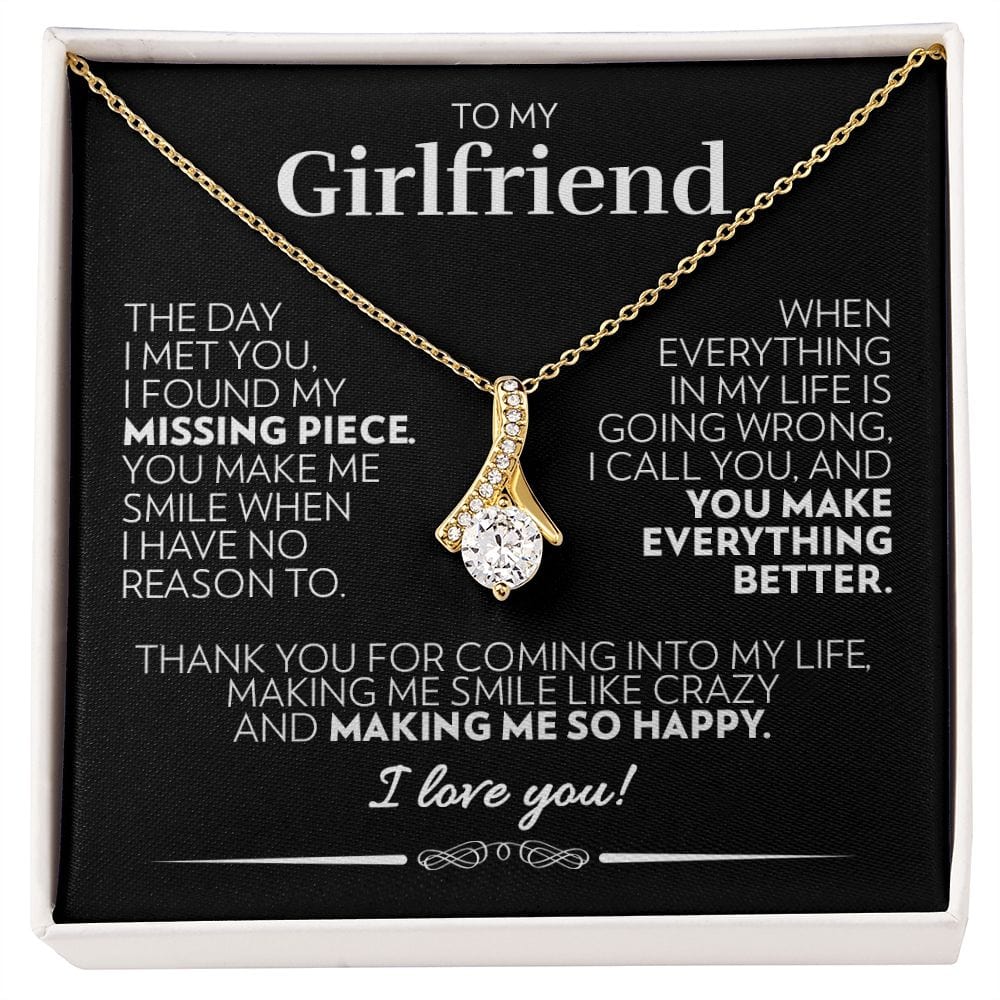 To My Girlfriend - So Happy - Alluring Beauty Necklace