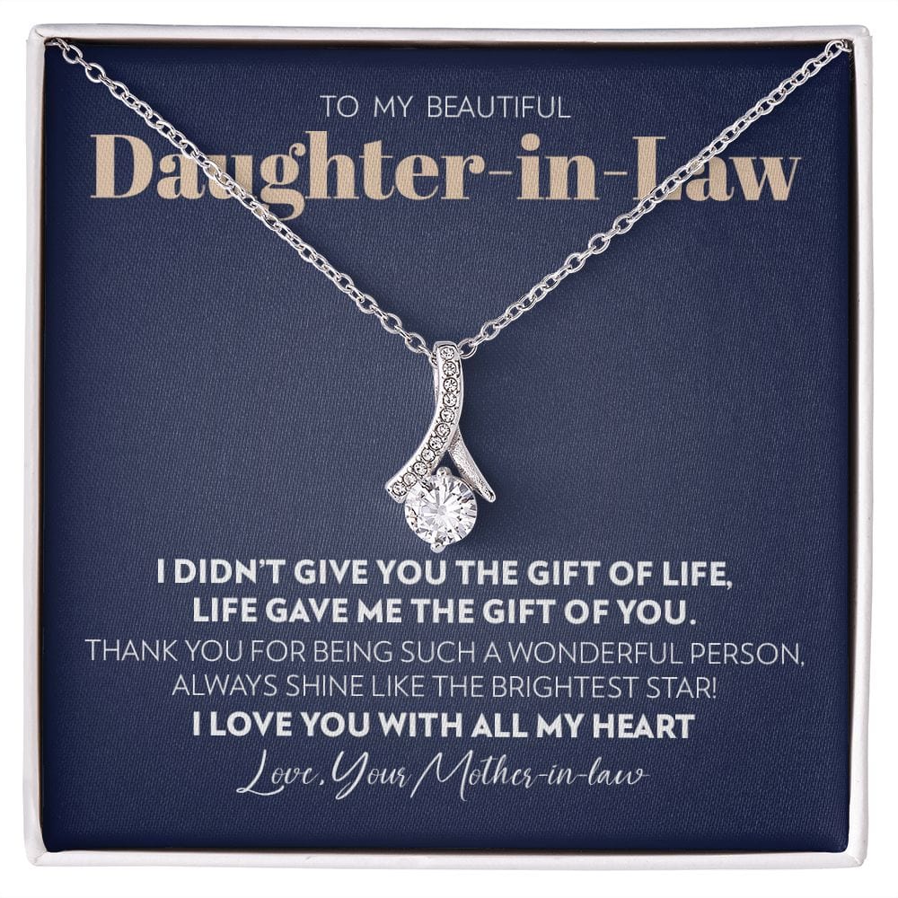 To My Daughter-in-Law (From Father-in-Law) - Gift of You - Alluring Beauty Necklace